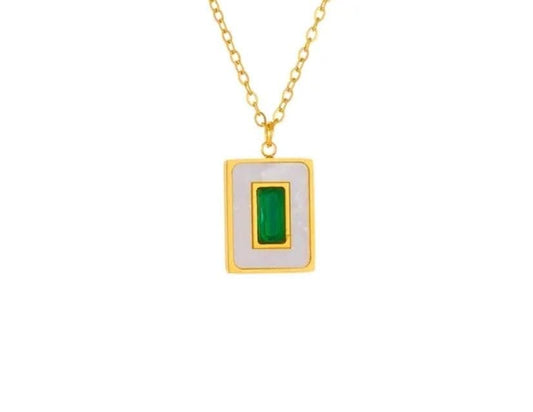 Elegant Emerald Necklace